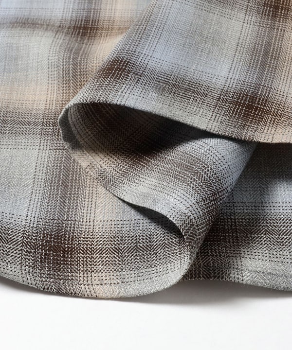 AURALEE / SUPER LIGHT WOOL CHECK SHIRT