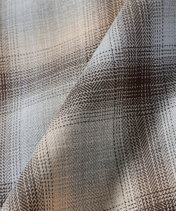 AURALEE / SUPER LIGHT WOOL CHECK SHIRT