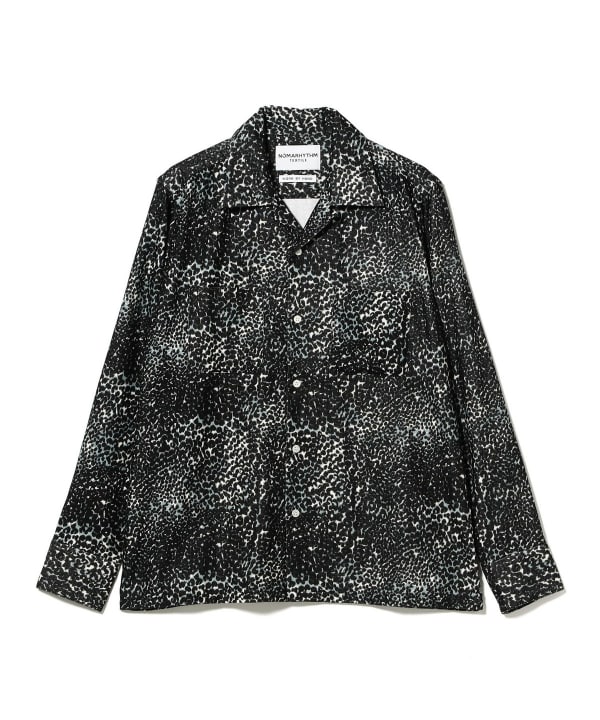 NOMARHYTHM TEXTILE / Flannel Open Collar Shirt