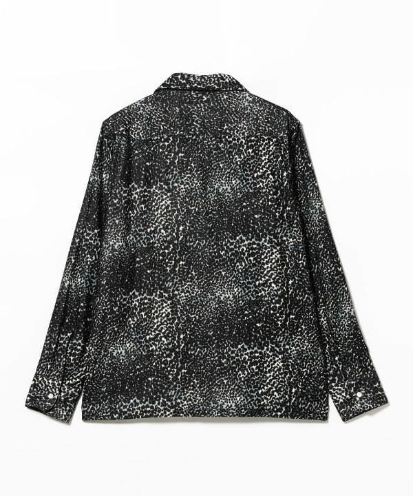 NOMARHYTHM TEXTILE / Flannel Open Collar Shirt