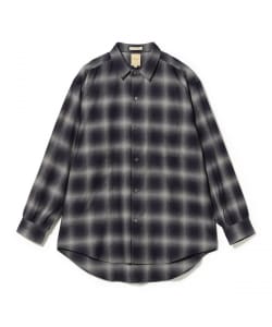 Sanca / INDIGO OMBRE CHECK MINI REG SHIRTS