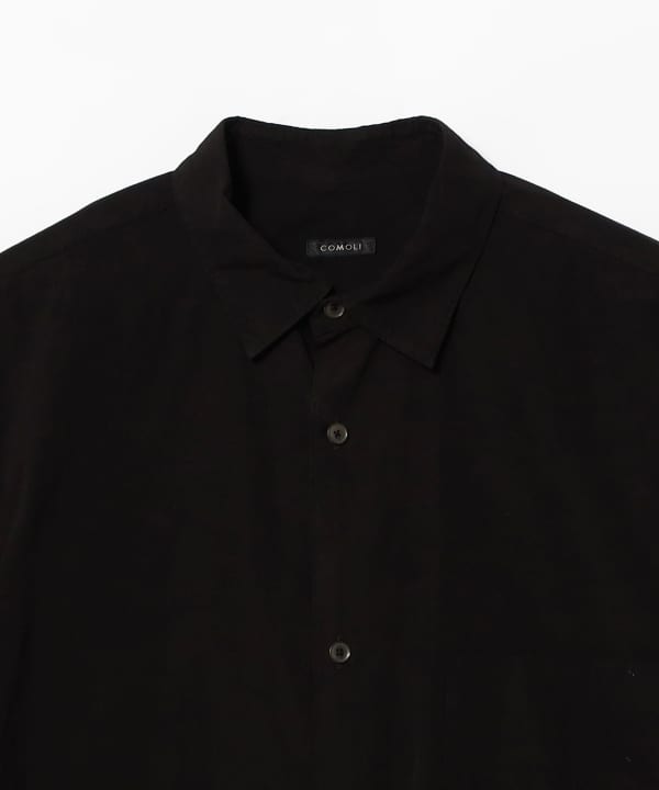 COMOLI / BLACK COMOLI SHIRT