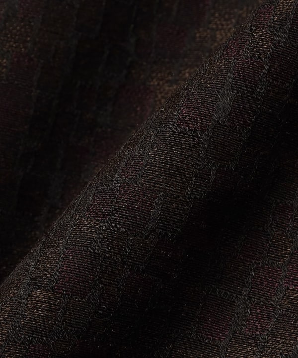NEEDLES / Open Collar Shirt-Tile Pattern Jacquard