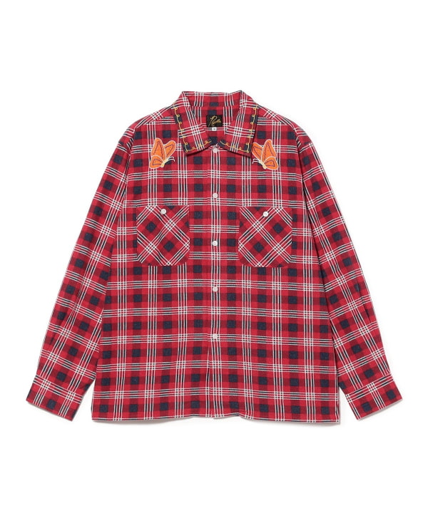 NEEDLES / One-Up Shirt - Printed Flannel Plaid