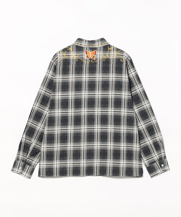 NEEDLES / One-Up Shirt - Printed Flannel Plaid