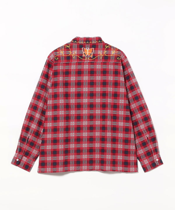 NEEDLES / One-Up Shirt - Printed Flannel Plaid