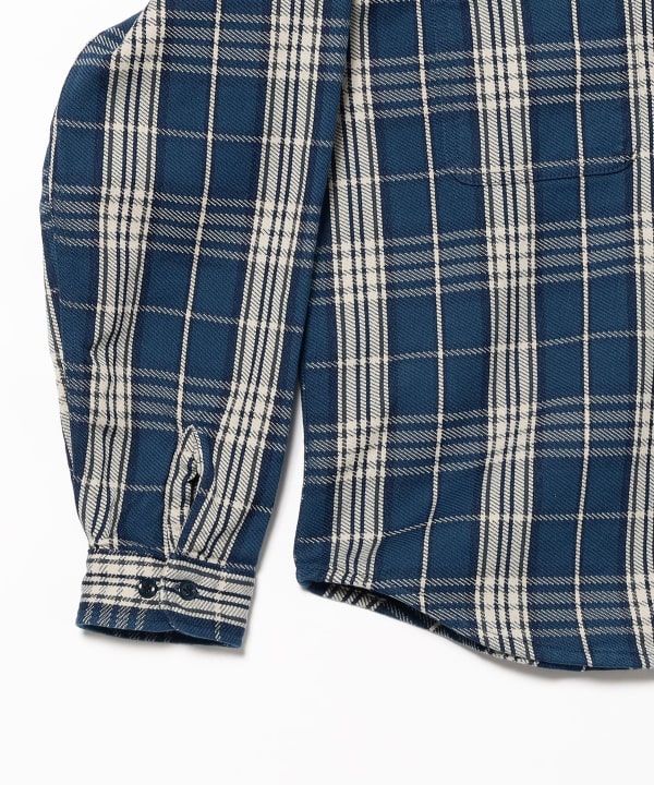 【ショップ限定商品】the A / INDIGO NEL CHECK SHIRTS