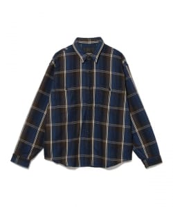 【商店限定商品】 the A/INDIGO NEL CHECK SHIRTS