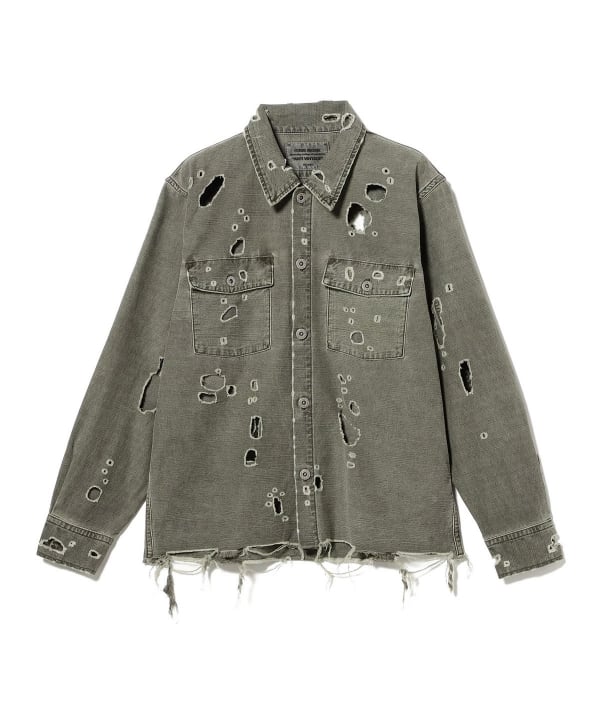 FUTURE ARCHIVE / FADE MILITARY SHIRT