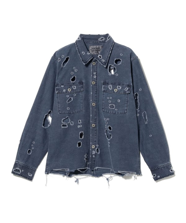 FUTURE ARCHIVE / FADE MILITARY SHIRT