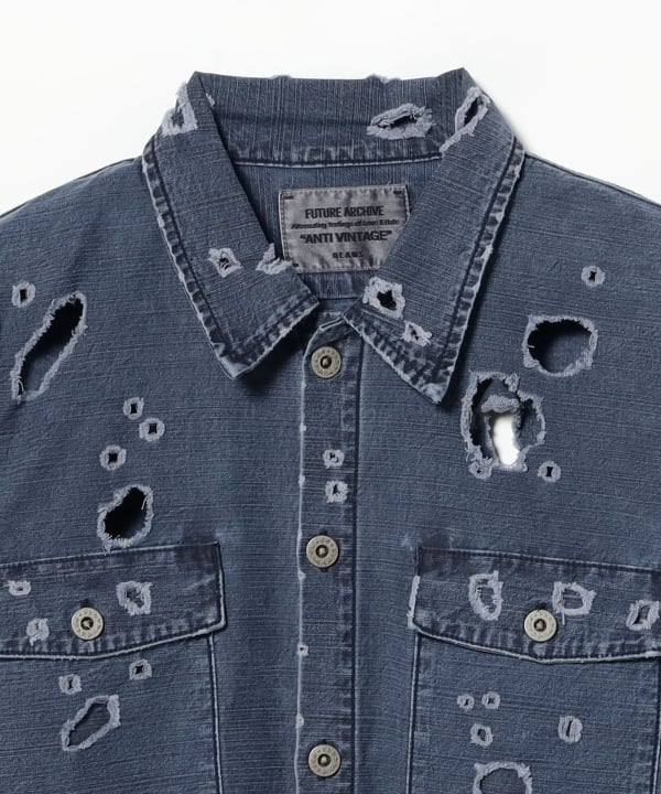 FUTURE ARCHIVE / FADE MILITARY SHIRT