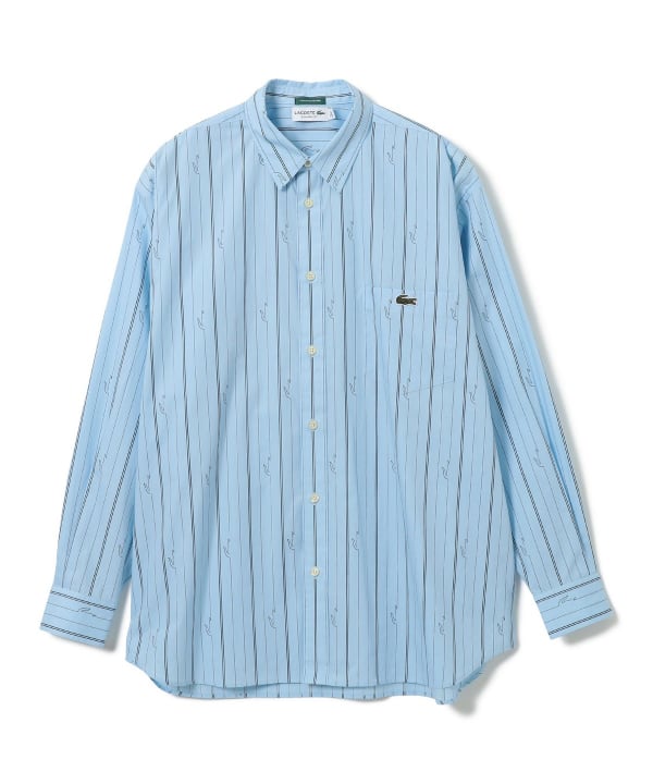 【別注】LACOSTE / ストライプシャツ 羽織りとしても着回せる1着