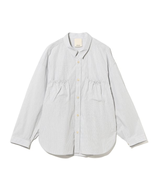 refomed / WRIST PATCH WIDE SHIRT