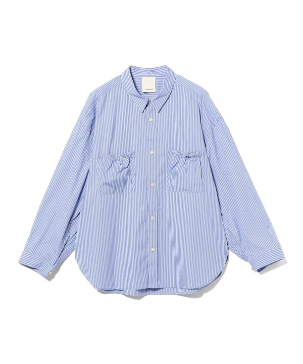 refomed / WRIST PATCH WIDE SHIRT