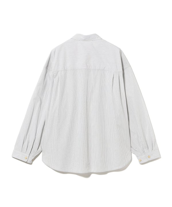 refomed / WRIST PATCH WIDE SHIRT