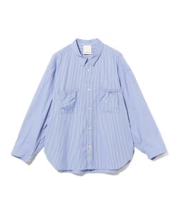 refomed / WRIST PATCH WIDE SHIRT