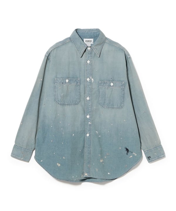 BOW WOW / SOLID BLUE CHAMBRAY SHIRT 羽織るだけで決まるこなれた存在感