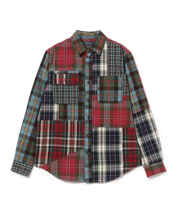 POLO RALPH LAUREN / パッチワーク チェックシャツ