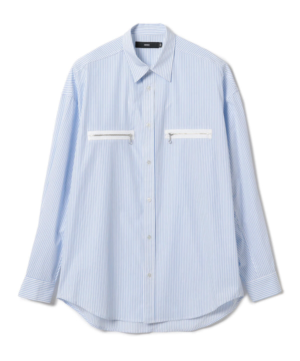 BEAMS [BEAMS] VAPORIZE / Zip Punk Shirt (shirts/blouses/casual 