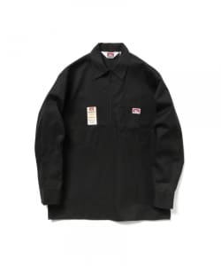 ￥▲BEN DAVIS / ハーフジップ シャツ