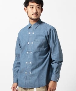 ▲BEAMS / ストレッチ シャンブレー コック シャツ