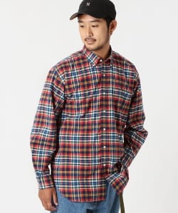 ▲BEAMS / マルチチェック ルーズフィット シャツ