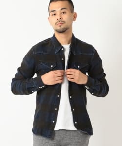 ▲REMI RELIEF × BEAMS PLUS / 別注レーヨンチェックシャツ