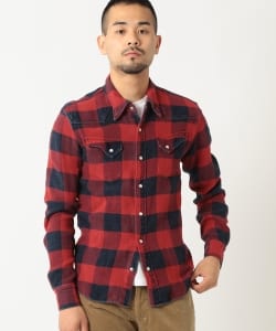 ▲REMI RELIEF × BEAMS PLUS / 別注レーヨンチェックシャツ
