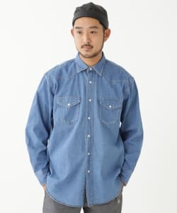 ▲BEAMS / ルーズフィット ウエスタン シャツ