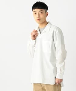 ▲BEAMS / オープンカラー スキッパーシャツ