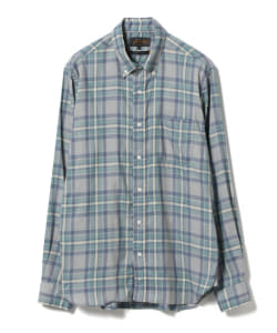 ▲BEAMS PLUS / フェード ツイルチェックシャツ