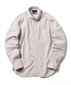 ▲BEAMS PLUS / タッターソールチェック ボタンダウンシャツ