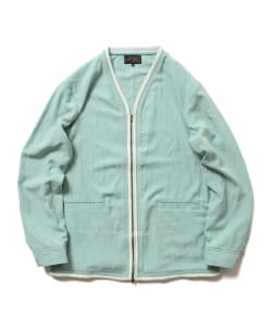 ▲BEAMS PLUS / スラブヤーン ジップ シャツ カーディガン