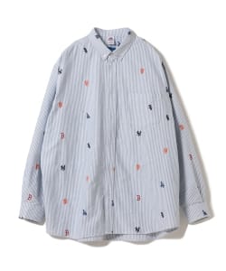 ▲MLB × Majestic(R) × BEAMS / ボタンダウン シャツ