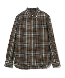 ▲BEAMS PLUS / シャギーチェック ボタンダウンシャツ