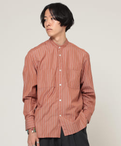 ▲BEAMS / バンドカラー シャツ
