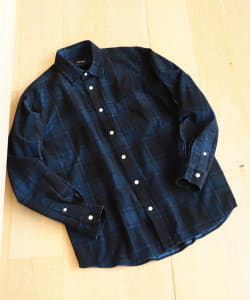 ▲BEAMS / コーデュロイ チェック ミニレギュラー