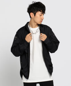 VAPORIZE / Big Belted Stripe Shirt
