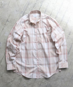 ▲BEAMS / ビッグ チェック ミニレギュラーカラー シャツ