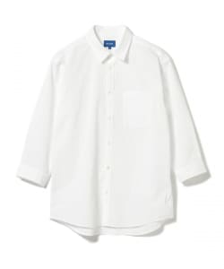 ▲BEAMS / シアサッカー 7分袖シャツ