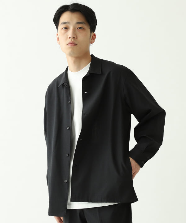 Beams ビームス アウトレット Beams ウールシルク オープンカラーシャツ シャツ ブラウス カジュアルシャツ 通販 Beams