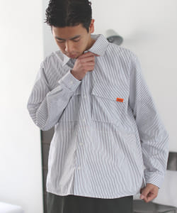 ▲UNIVERSAL OVERALL × BEAMS / 別注 ルーズ ユーティリティ ワークシャツ