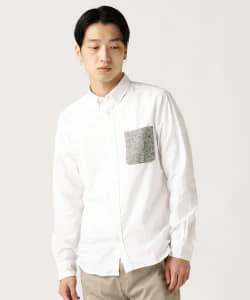 ▲BEAMS / ジャズネップポケット ボタンダウンシャツ