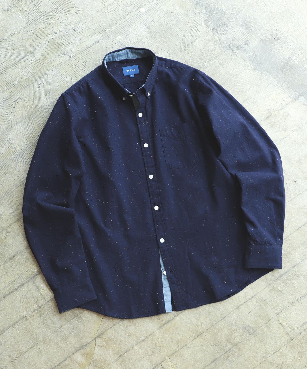 Beams ビームス アウトレット Beams カラーネップ ツイル ミニボタンダウン シャツ シャツ ブラウス カジュアルシャツ 通販 Beams