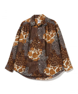 ▲AiE / Animal Patchwork Painter Shirt