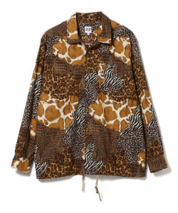 ▲AiE / Animal Patchwork Painter Shirt