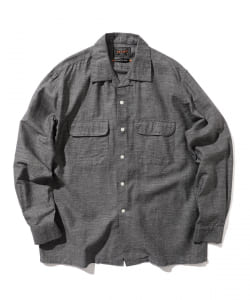 ▲BEAMS PLUS / コットン リネン シャンブレー
