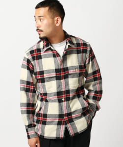 ▲REMI RELIEF × BEAMS PLUS / 別注  チェック C.P.O シャツ