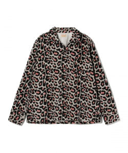 ▲STYLE EYES / Velveteen L/S Sports Shirt “LEOPARD”