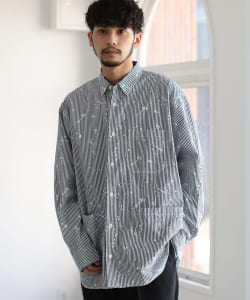 ▲BEAMS / スプラッシュ カバーオール シャツ